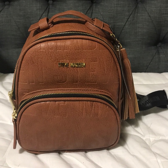 Steve madden mini backpack brown Clearance